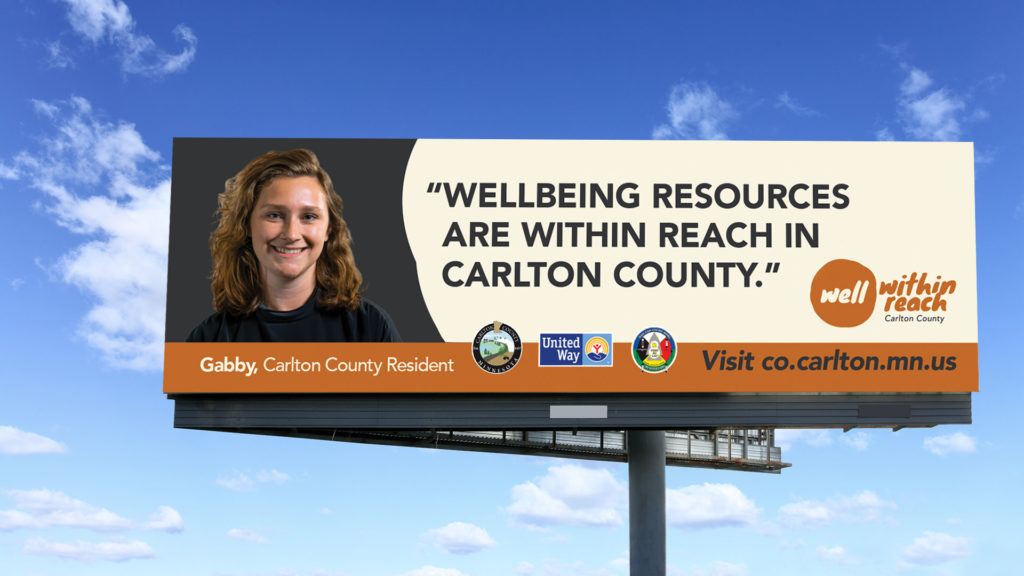 carlton county well within reach outdoor board