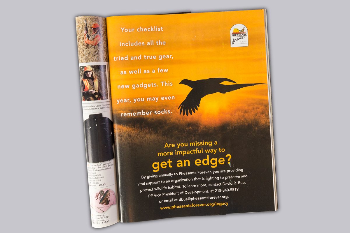 pheasants forever magazine page