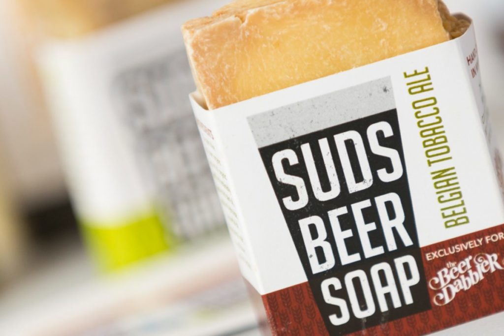suds beer soap product